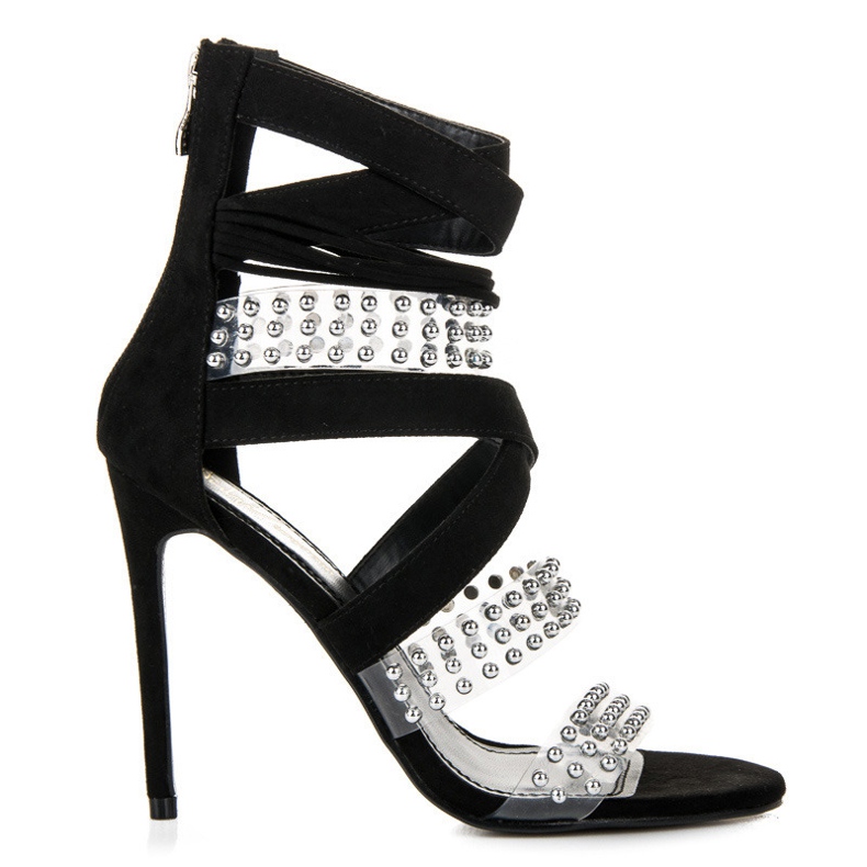 Sergio Todzi Seksikkäät sergio-sandaalit musta