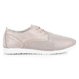 Sidotut VINCEZA-kengät keltainen