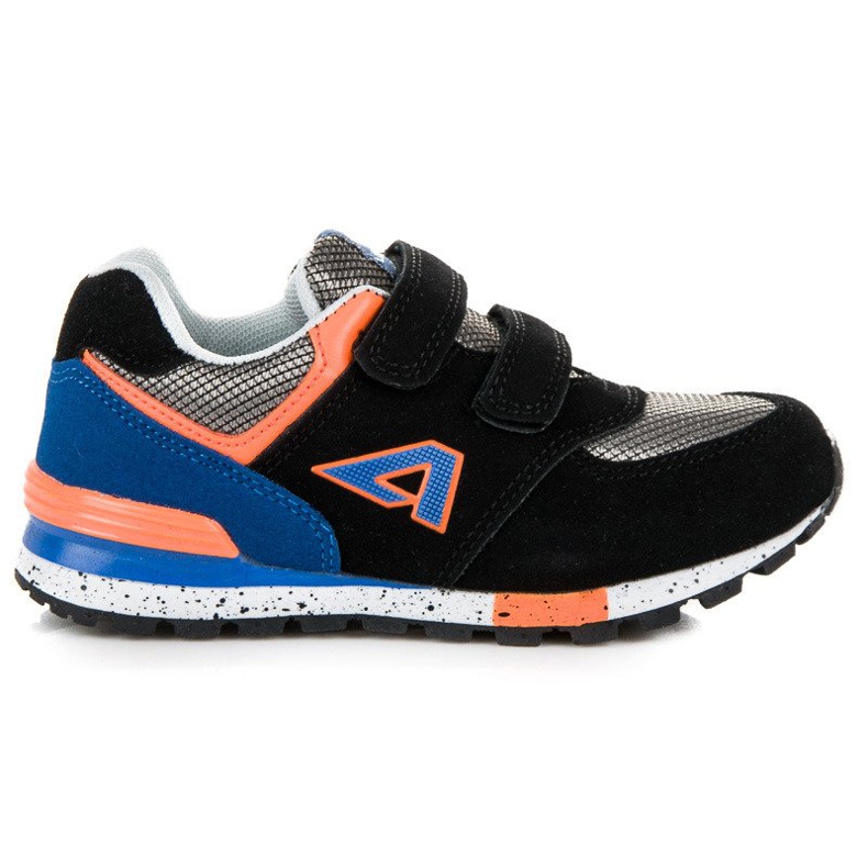 American Club American Velcro -jalkineet musta