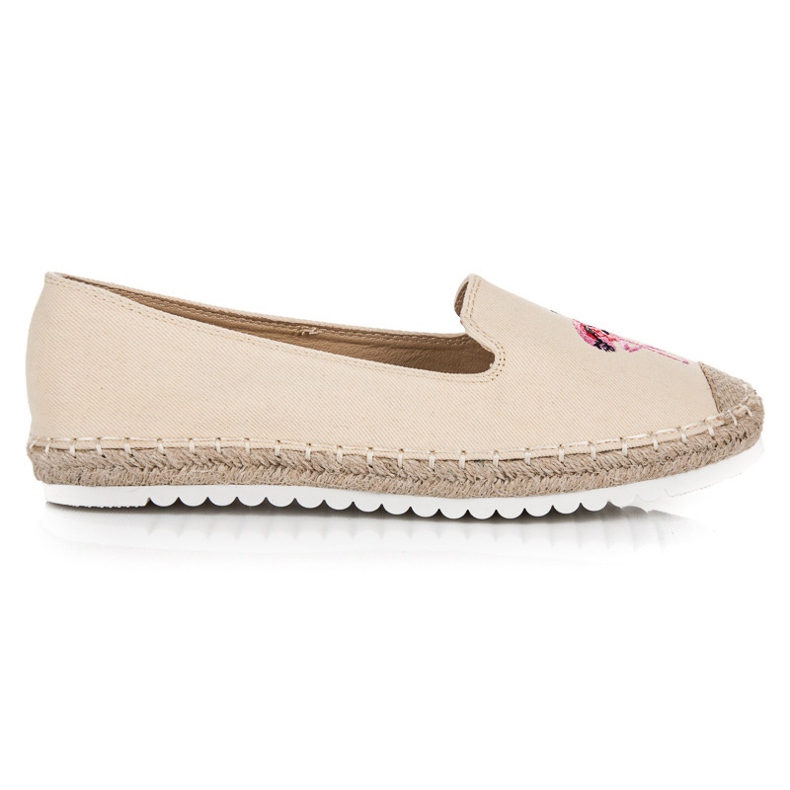 Bestelle Espadrillit flamingon kanssa ruskea