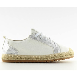 Valkoiset espadrilles lenkkarit BB02P Valkoiset valkoinen