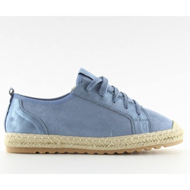 Siniset espadrillit BB02P L.BLUE lenkkarit sininen