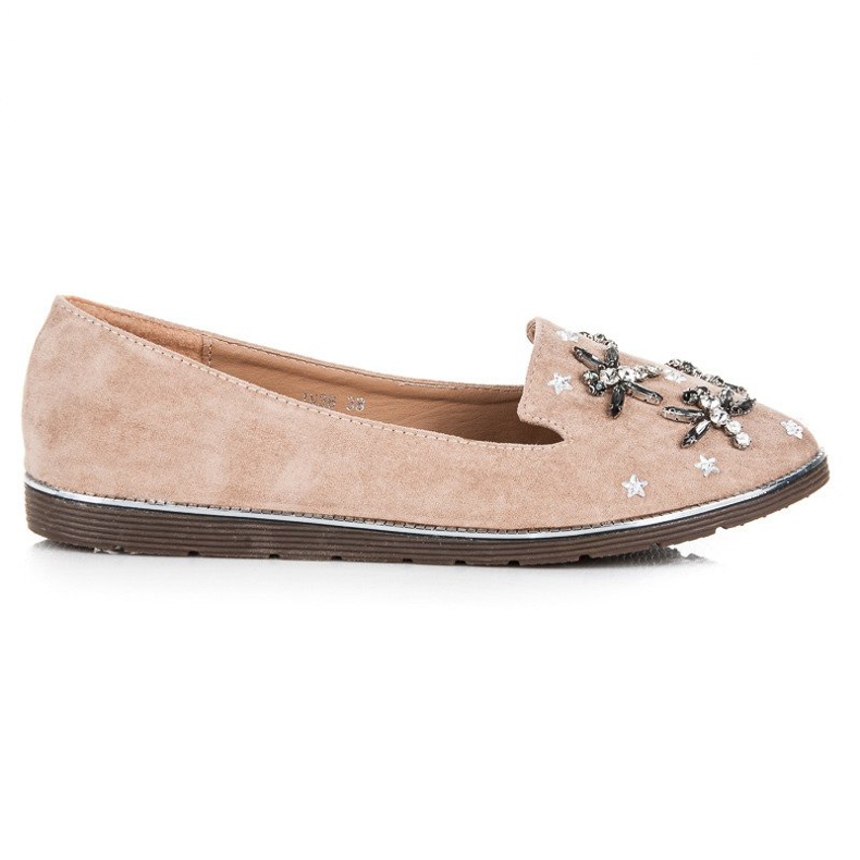 Fama Suede Lords koristeilla ruskea