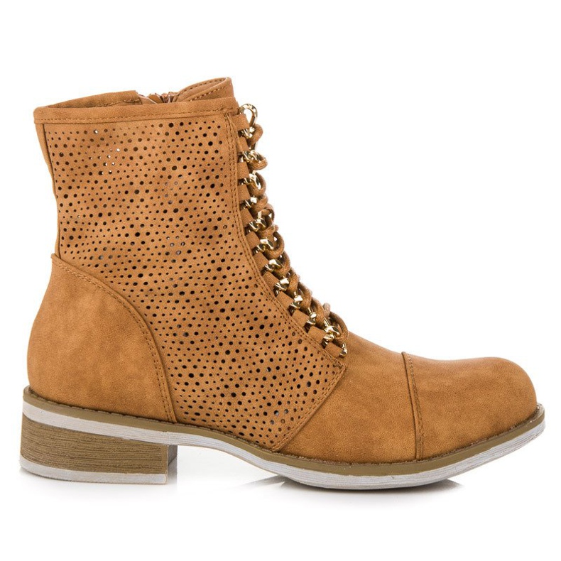 Bello Star Harjakattoiset saappaat kevääseen ruskea