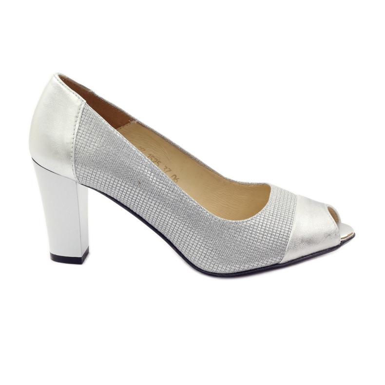Naisten pumput Gamis 1525 hopea harmaa