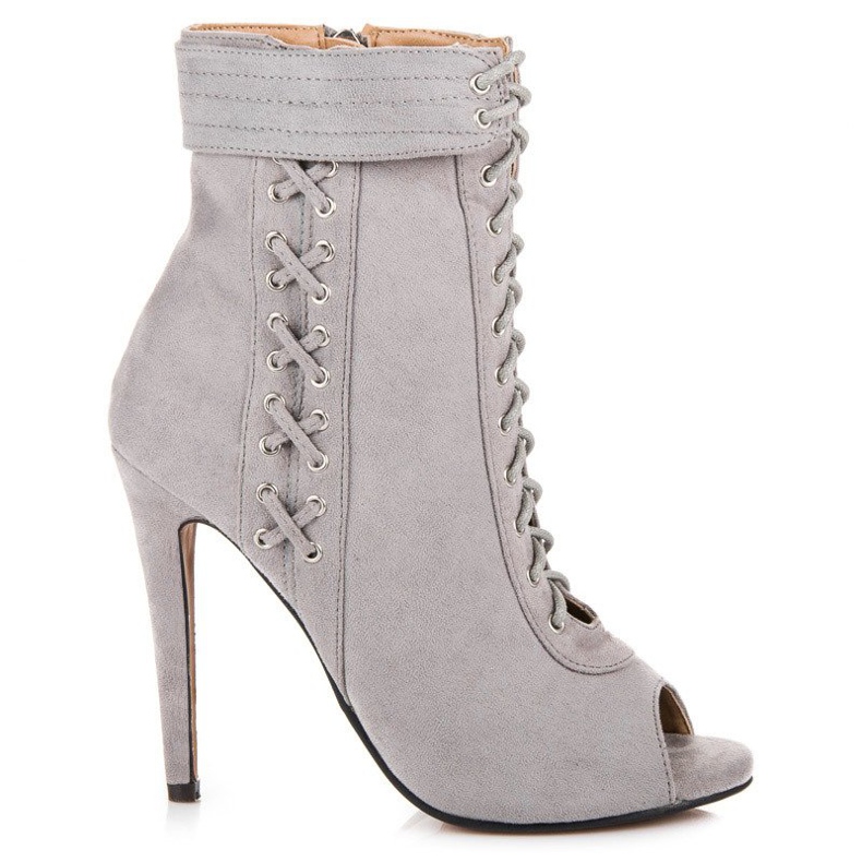 Seastar Sidotut avokärkiset saappaat harmaa