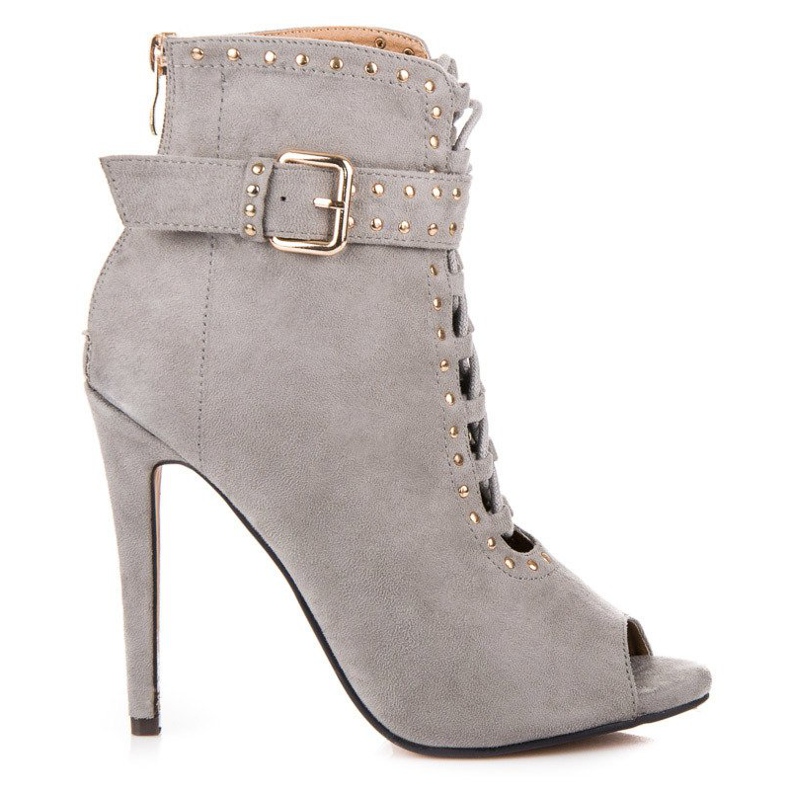 Seastar Avokärkiset mokkanahkanilkkurit harmaa