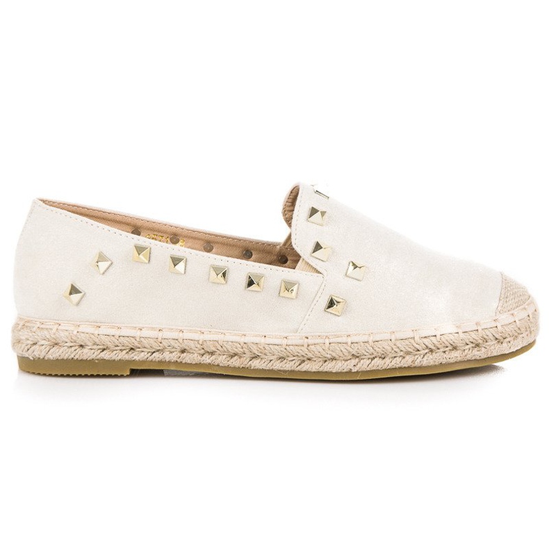 Coura Beiget espadrillit strassilla