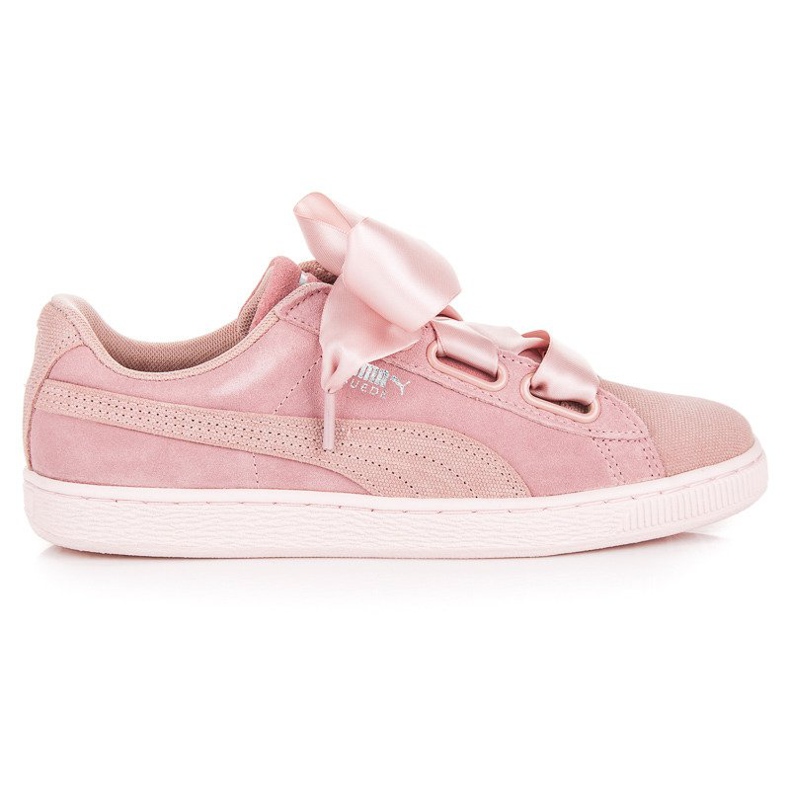 Puma Suede Heart Pebble WN`S vaaleanpunainen