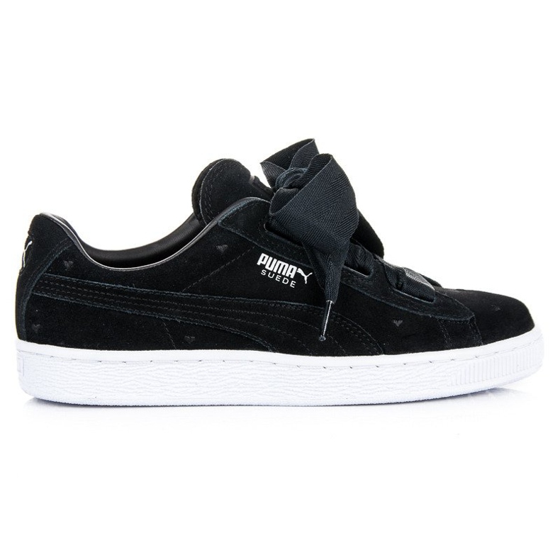 Puma Suede Heart Valentine Jr musta