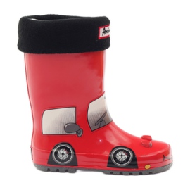 American Club Galoshes-sukka sekä RED CAR -pohjallinen punainen harmaa musta