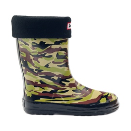 American Club Galoshes-sukka + amerikkalainen camo-sisäosa vihreä ruskea musta