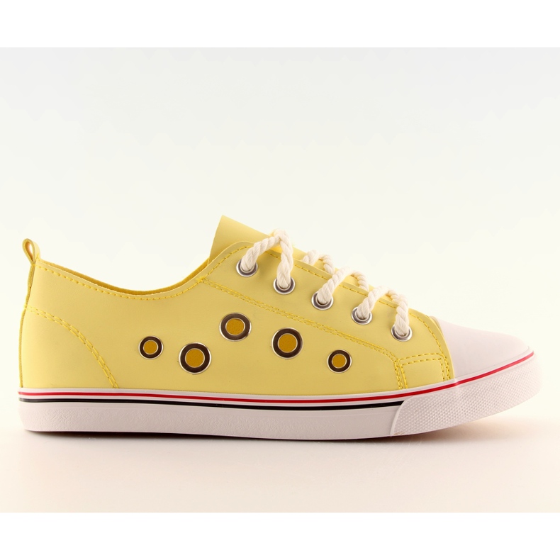 Keltainen naisten lenkkarit FG-2767 beige