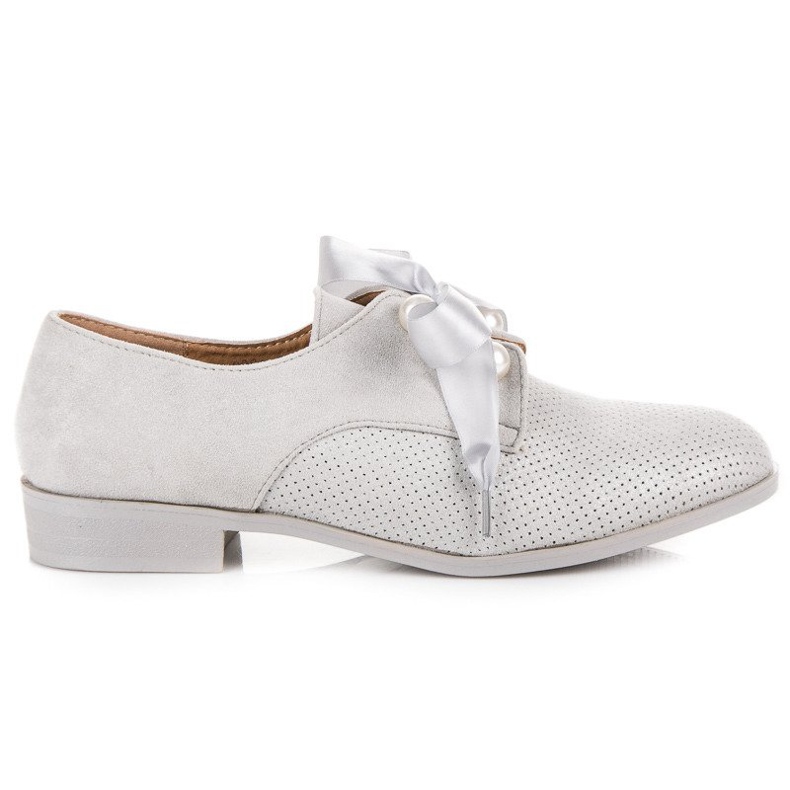 Bestelle Mokkakengät helmillä harmaa