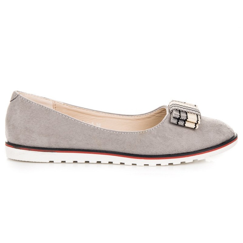 Mokkanaiset ballerinat harmaa