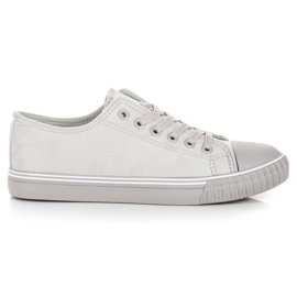 Mokkanahkaiset lenkkarit harmaa