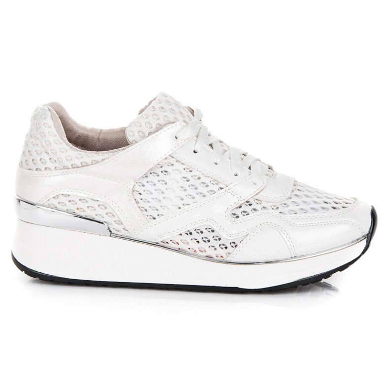 Kylie Valkoiset Mesh -lenkkarit valkoinen