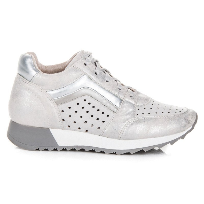 Kylie Muodikkaat tennarit alustalla harmaa