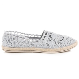 Seastar Harmaa pitsi espadrillit