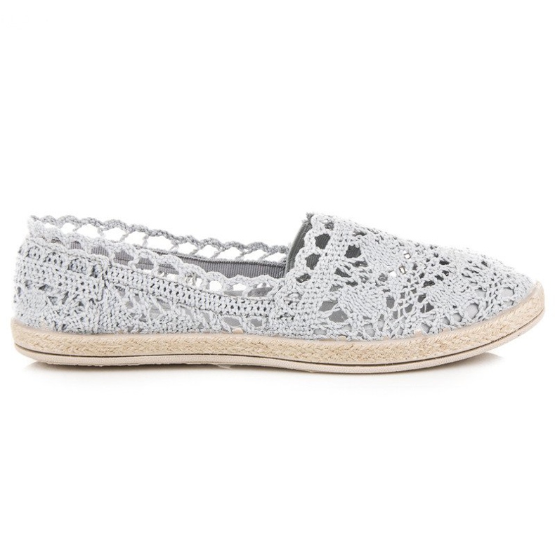 Seastar Harmaa pitsi espadrillit