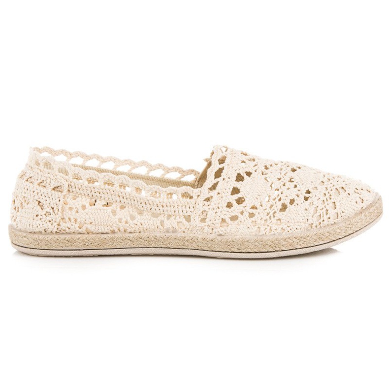 Seastar Beiget pitsiset espadrillit