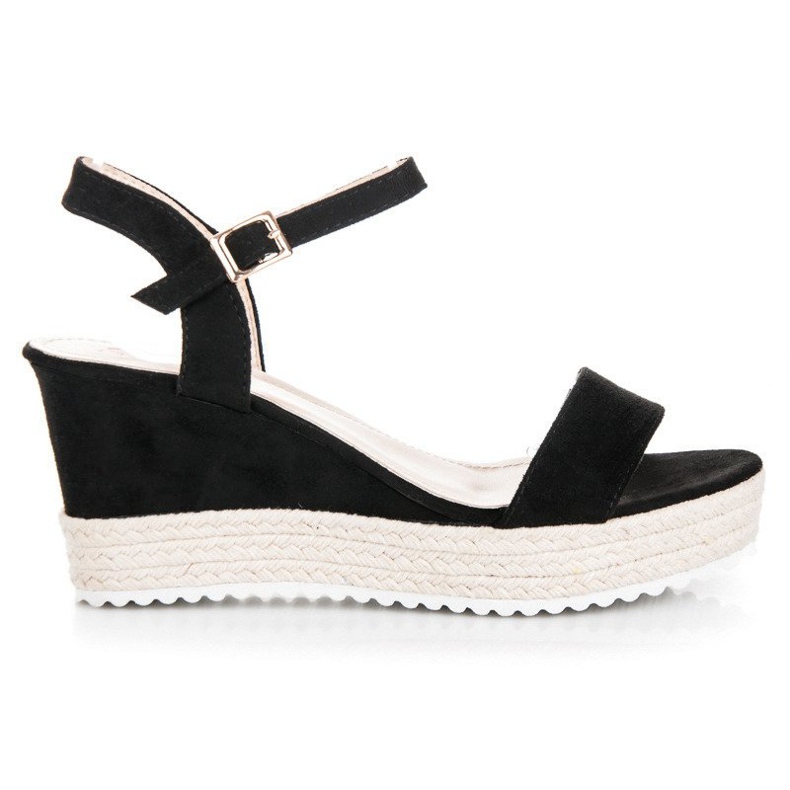 Seastar Wedge espadrillesandaalit musta