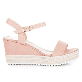 Seastar Wedge espadrillesandaalit vaaleanpunainen Seastar Wedge espadrillesandaalit vaaleanpunainen