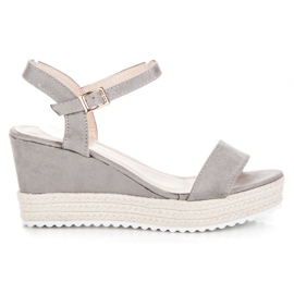 Seastar Wedge espadrillesandaalit harmaa Seastar Wedge espadrillesandaalit harmaa