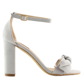 Harmaa korkokengät sandaalit 118-11 harmaa