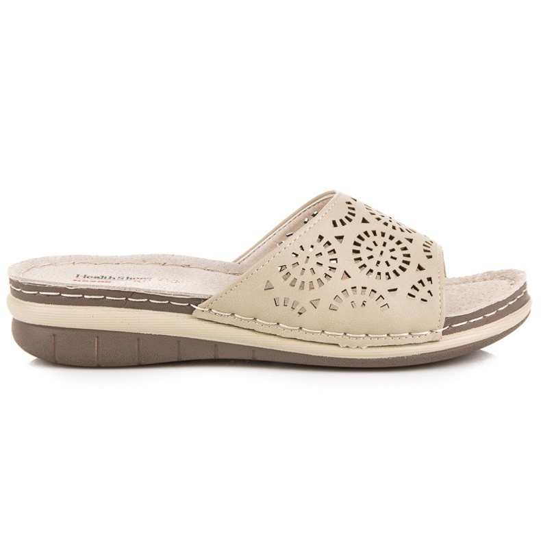 Hasby Naisten harjakattoiset tossut ruskea