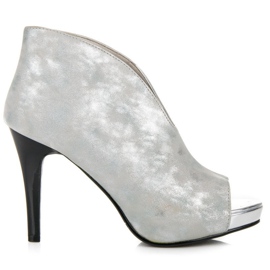 Vinceza Avokärkiset saappaat harmaa