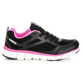 Ax Boxing Klassiset urheilukengät musta vaaleanpunainen