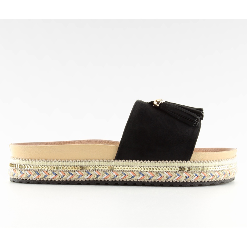 Mustat naisten mustat tossut LS-93 musta