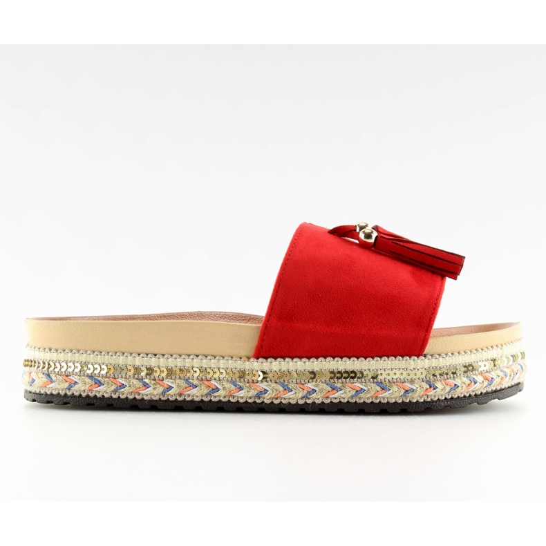 Punaiset naisten punaiset tossut LS-93 punainen