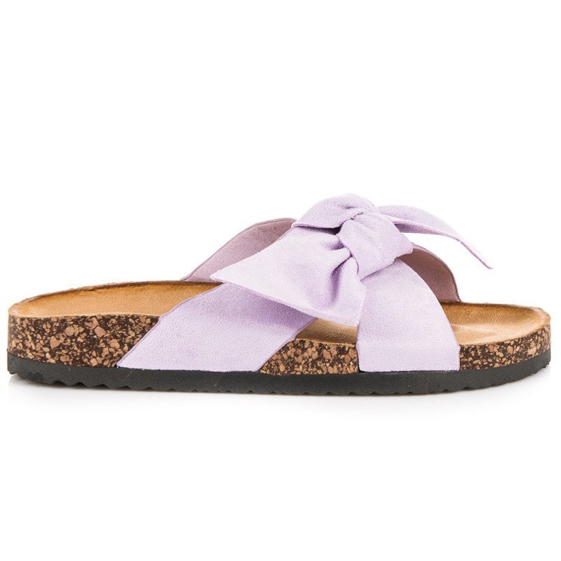 Bello Star Violet mokkanahkaiset tossut violetti