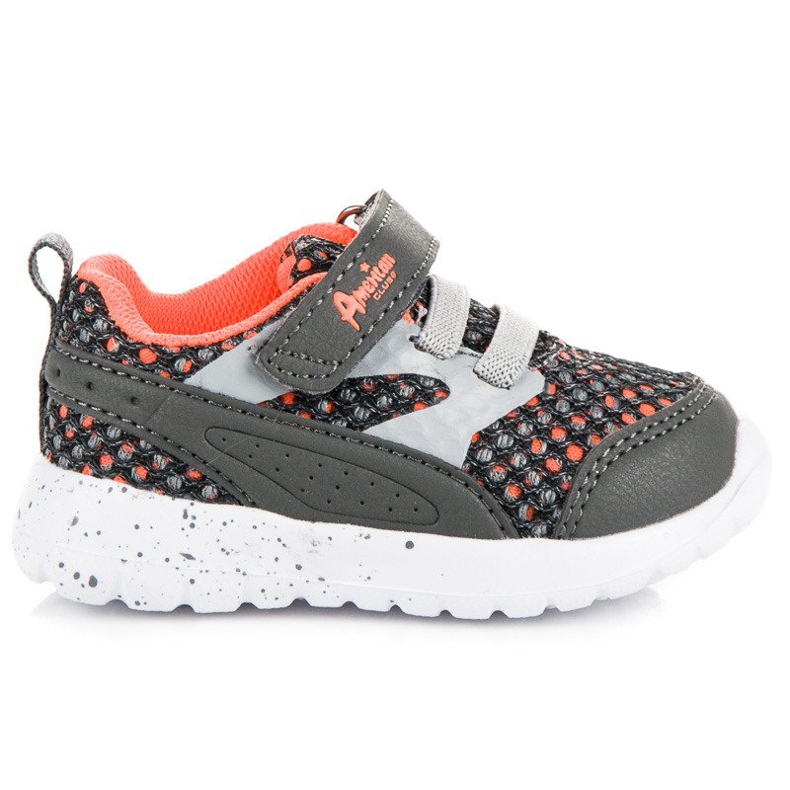 American Club Joustavat ja amerikkalaiset tarrakiinnikkeet harmaa