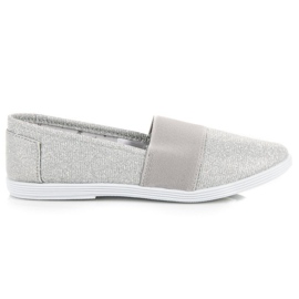 Hopeiset slip-on mckeylor lenkkarit harmaa