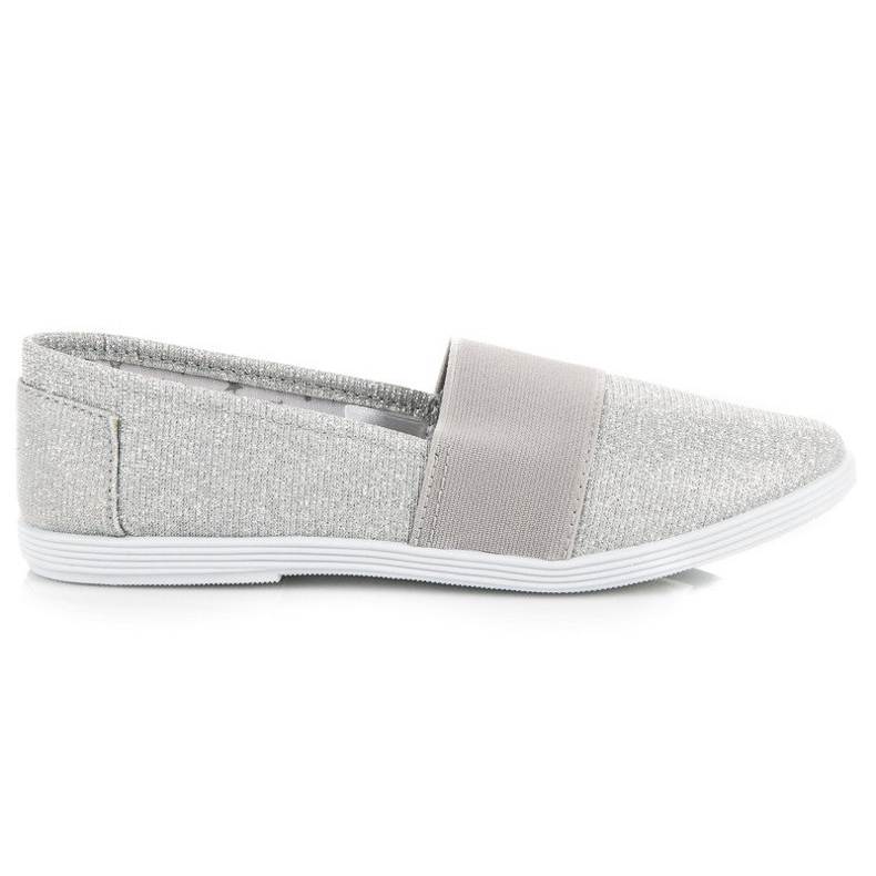 Hopeiset slip-on mckeylor lenkkarit harmaa