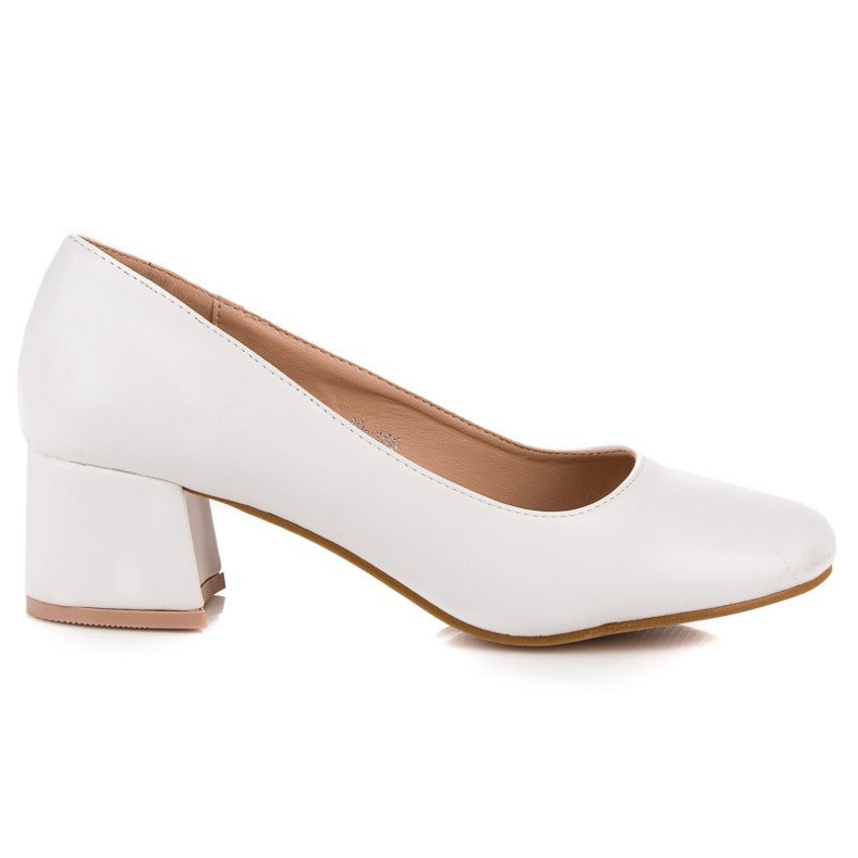 Renda Valkoiset pumput matalilla koroilla valkoinen