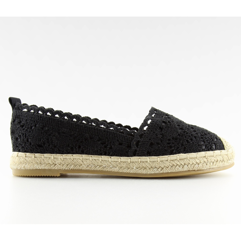 BB11 mustat pitsiset espadrillit