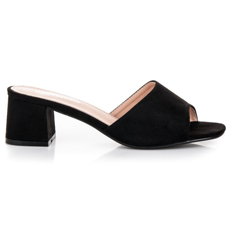 Renda Mokkakorkoiset sandaalit musta