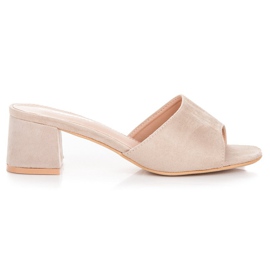 Renda Mokkakorkoiset sandaalit ruskea