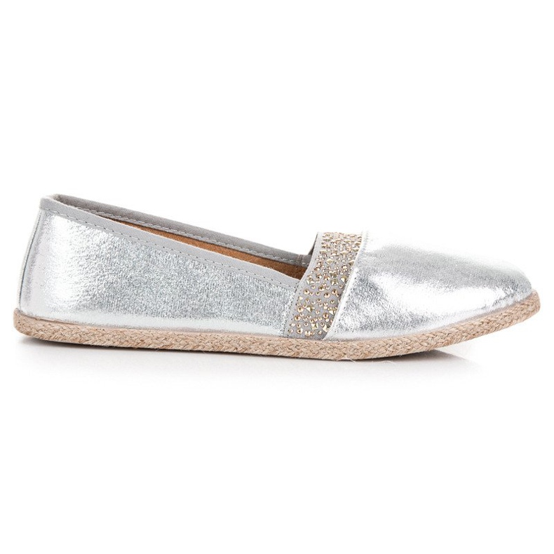 Hopeiset Mckeylor espadrillit harmaa