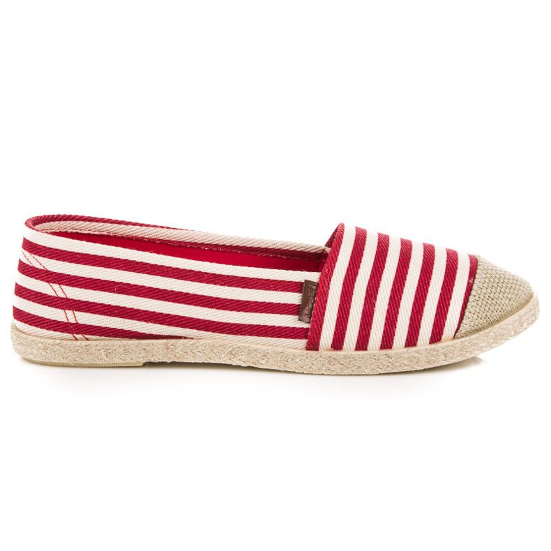 McKey Ribbed Espadrilles punainen