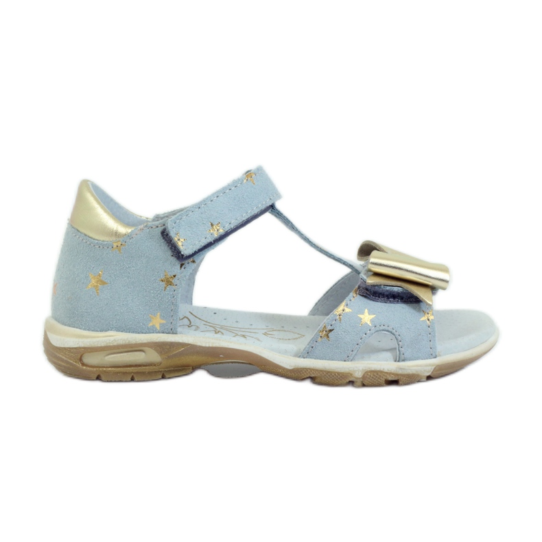 Sandaalit tähdet rusetilla Ren But 3199 keltainen sininen