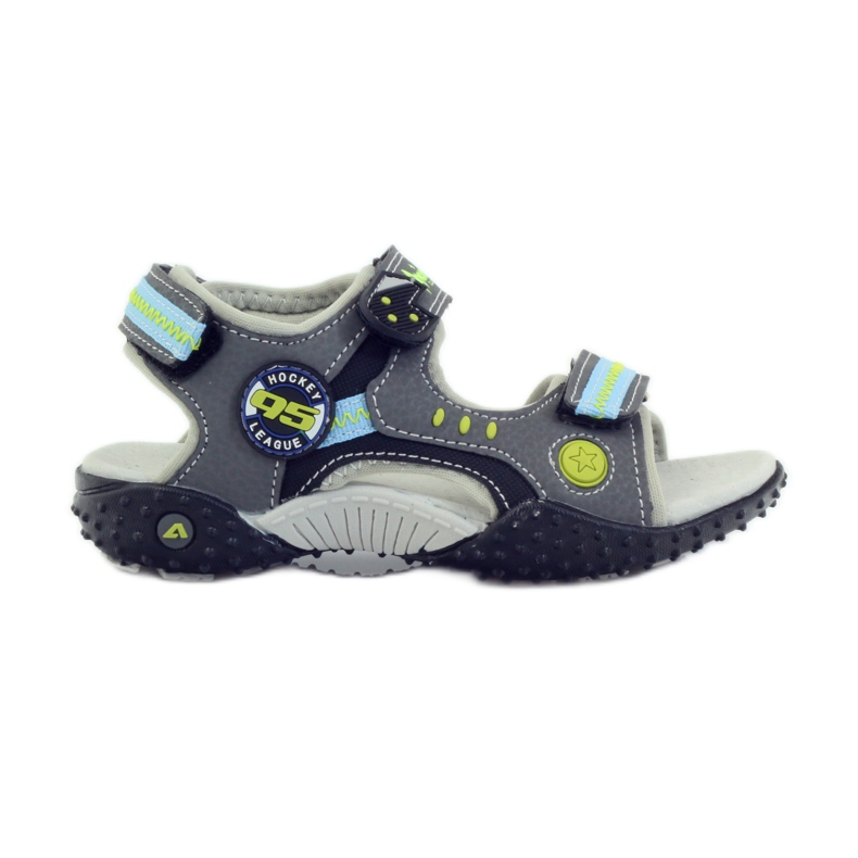 American Club Amerikkalainen 1718 nahkainen sisäosa harmaa sininen musta