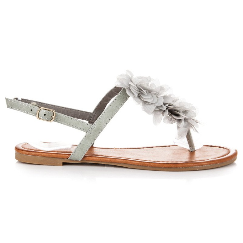 Seastar Tyylikkäät soljelliset sandaalit harmaa