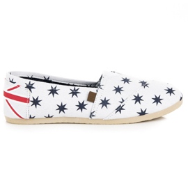 McKey Muodikkaat Slip-on espadrillit valkoinen tummansininen
