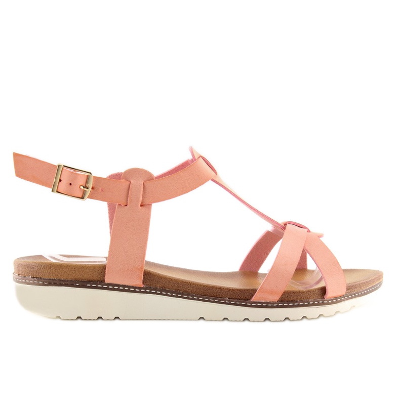 Vaaleanpunaiset naisten sandaalit C1822 pinkki vaaleanpunainen