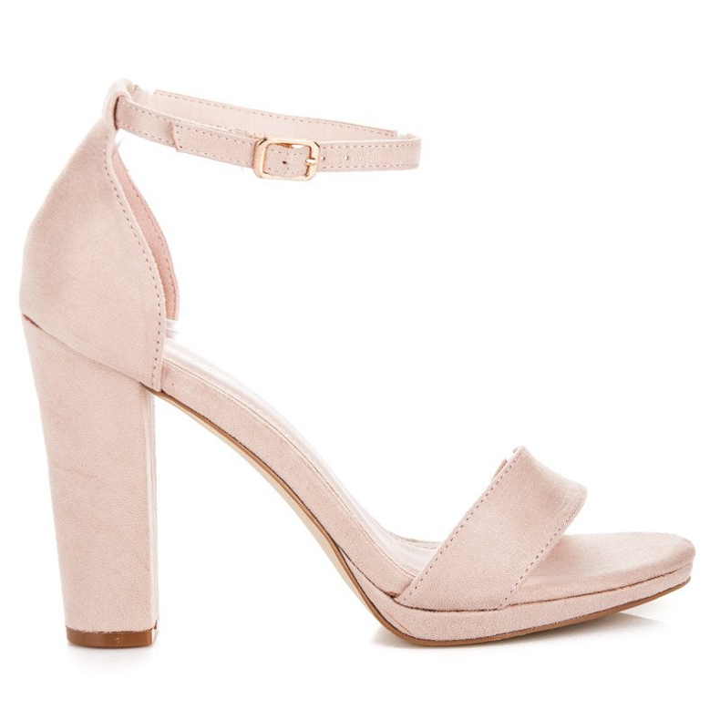 Primavera Mokkanahkasandaalit pylväässä ruskea